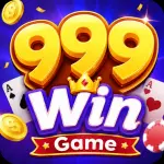 999Win Game banner with red gaming background, free download offer, top trending in Pakistan, and modern casino-style design.