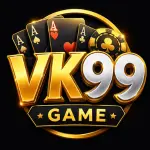 VK99 Game latest version banner with free download option, real entertainment, and top trending online gaming app in Pakistan.